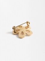 Broche Flor dorado