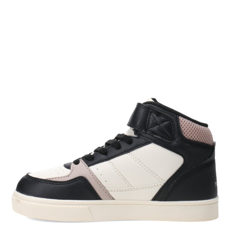 Championes Infantiles Topper Bota Costa II Mid Blanco Hueso - Negro