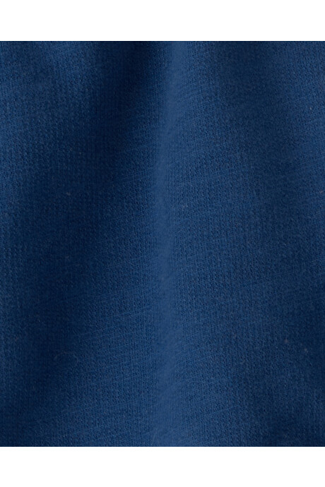 Set dos piezas de algodón, short y blusa, azul y blanco, diseño lunares. Talles 2-5T Sin color