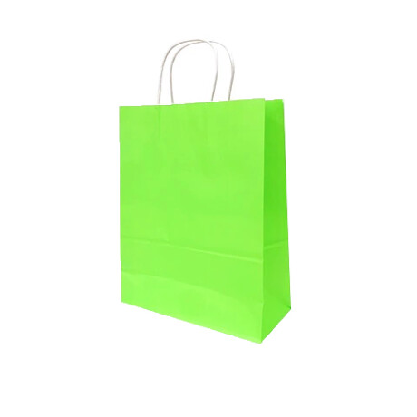Bolsa con Asa Lisa N° 1 Pack x12 Verde Manzana