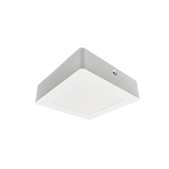 Plafón LED cuadrado IP44 5W cálido 120mm IX2209