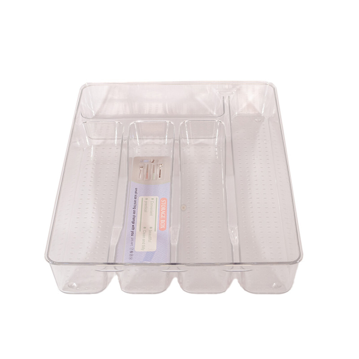 Organizador Cubiertos Cubiertera Acrlico Transparente 33*24* 