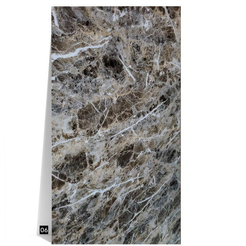 Revestimiento De Pared Placa Pvc Flexible 2.44 X 1.22mts MARRON