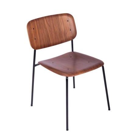 SILLA DE COMEDOR MADERA-Y-METAL MARRON O´CONOR II