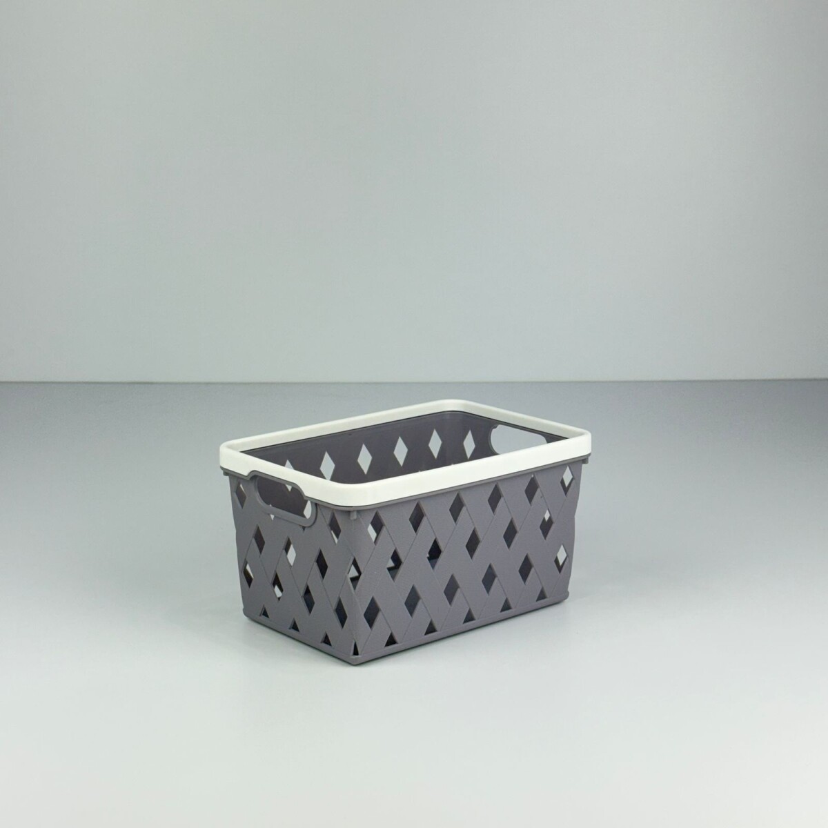 Canasto Organizador Multiuso Rectangular P – Gris 