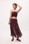 Top Faux Bordo