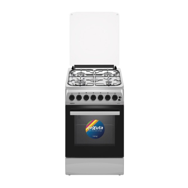 COCINA COMBINADA 4 HORNALLAS INOXIDABLE CON TERMOCUPLA 50X60 CM Cocina Combinada 4 Hornallas Inoxidable Con Termocupla 50x60 Cm