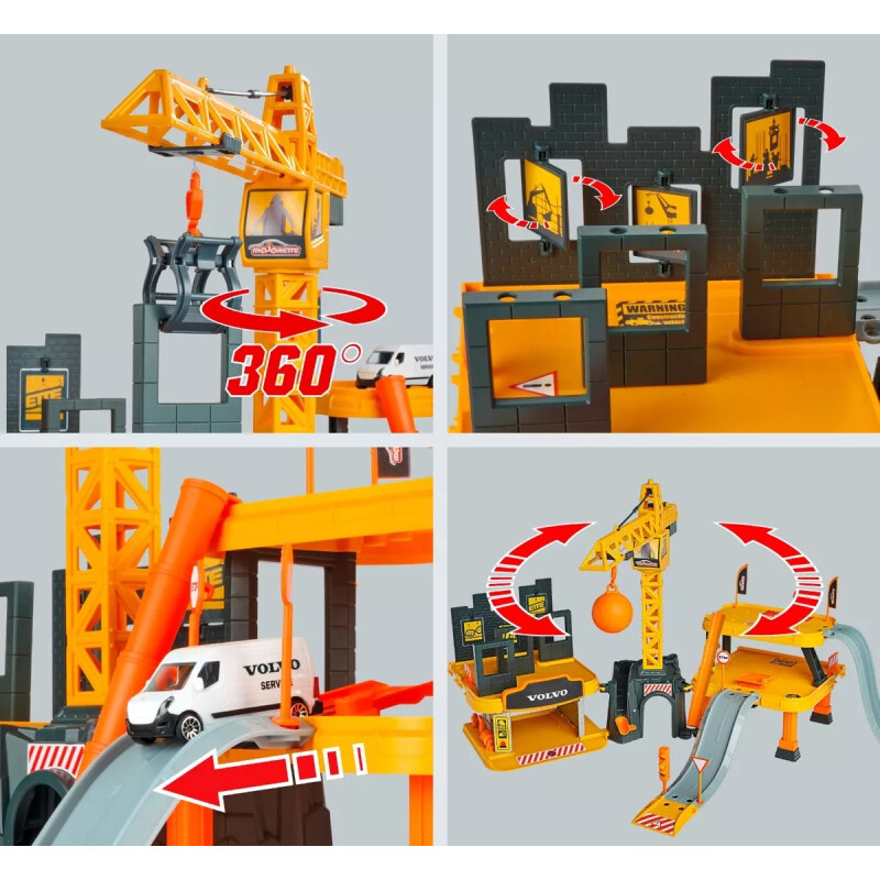 Set De Construcción Con 5 Vehículos Volvo Set De Construcción Con 5 Vehículos Volvo