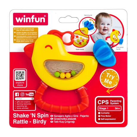 Sonajero Shake 'N Spin - Birdy Sonajero Shake 'N Spin - Birdy