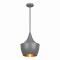 ARTEFACTO CAMPANA DECORATIVA GEISHA Luminaria Colgante Geisha 2 Gris ø 20 cm