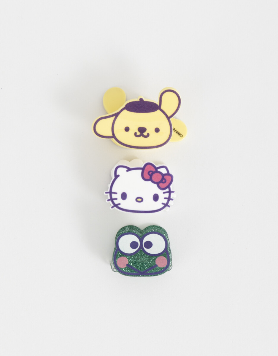 Set De Broches "hello Kitty" 