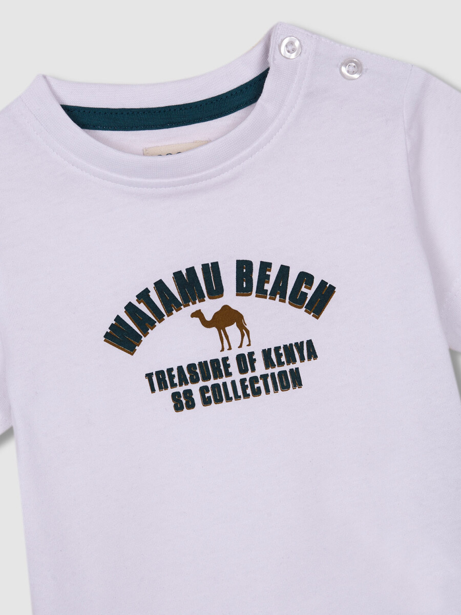 Camiseta Grafico Watamu Blanco