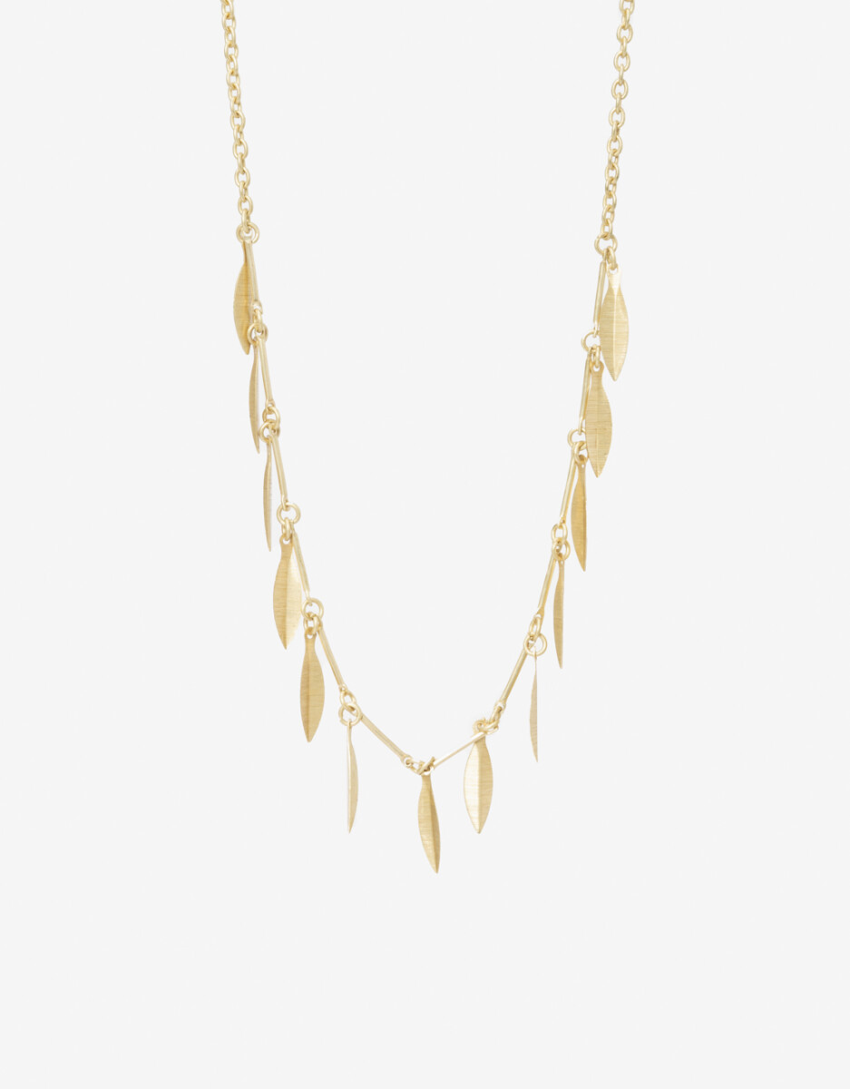 Collar Corto Hojitas 