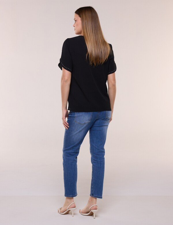 Blusa Det Tachas NEGRO