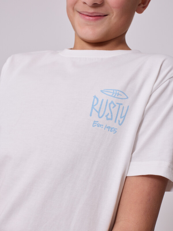 T-SHIRT ROKAI TEEN RUSTY Blanco