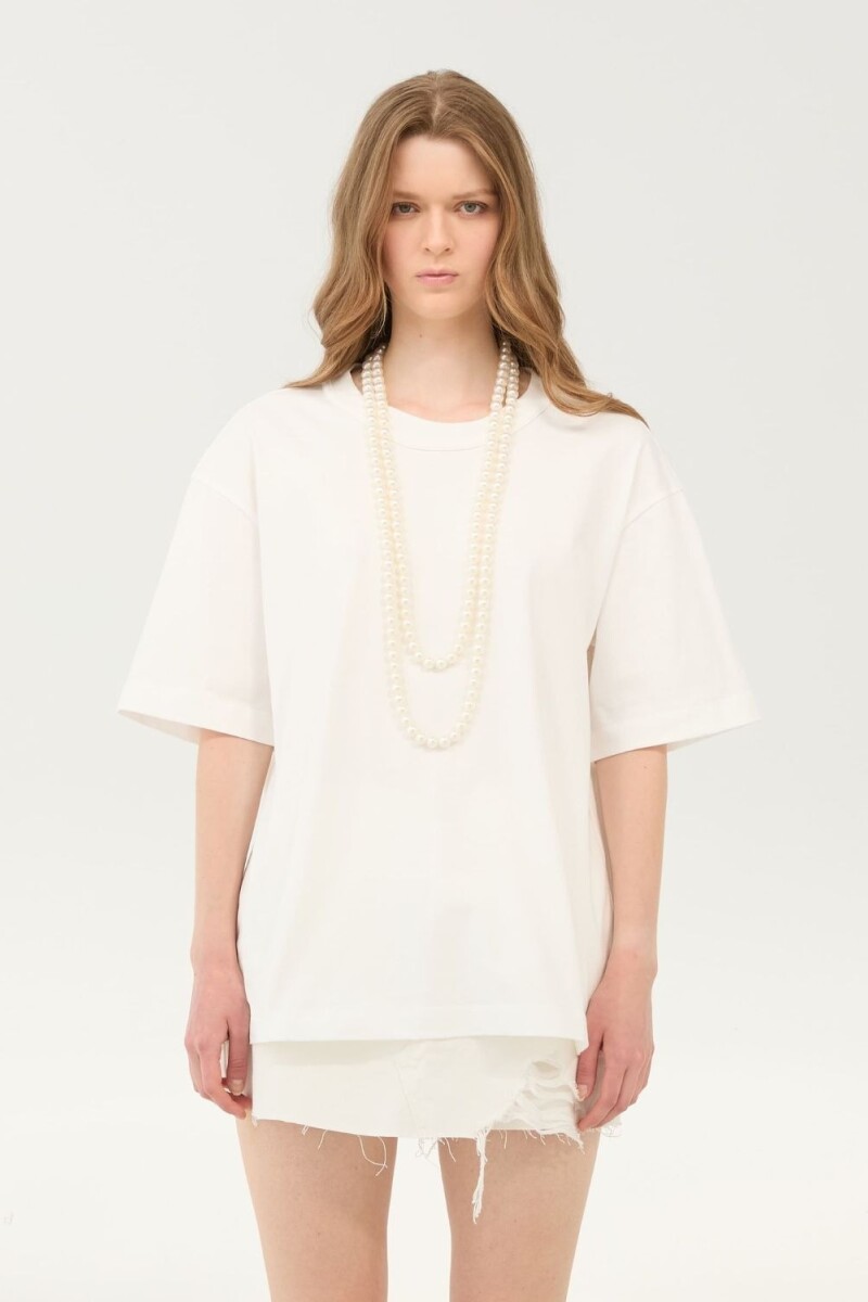 REMERA OVERSIZE Blanco