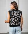 Chaleco Print negro