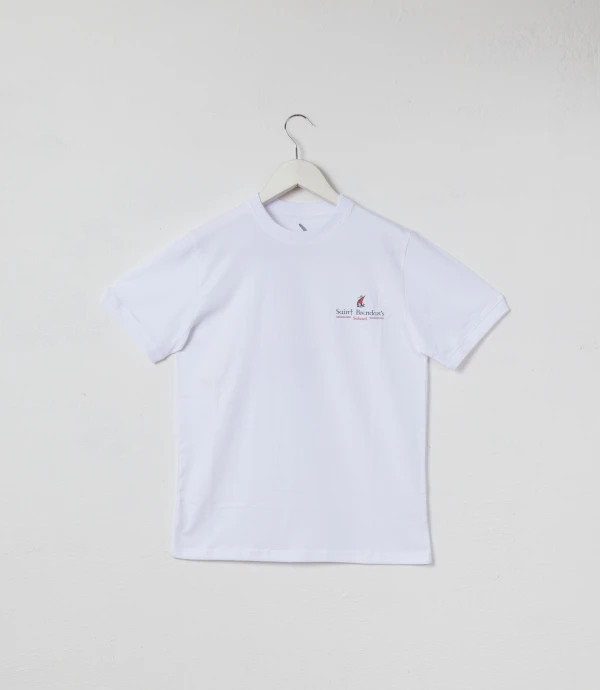 T-shirt manga corta Bachillerato St. Brendan´s Blanco