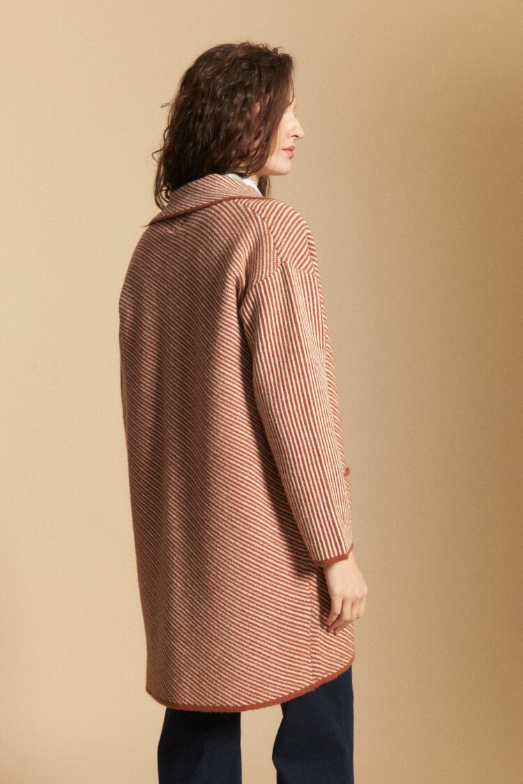 CARDIGAN SILENE Marron