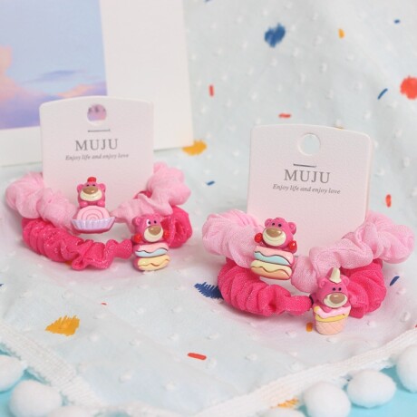 Set De 2 Colitas Infantil Lotso Set De 2 Colitas Infantil Lotso