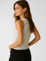 Musculosa Tuye Gris Oscuro