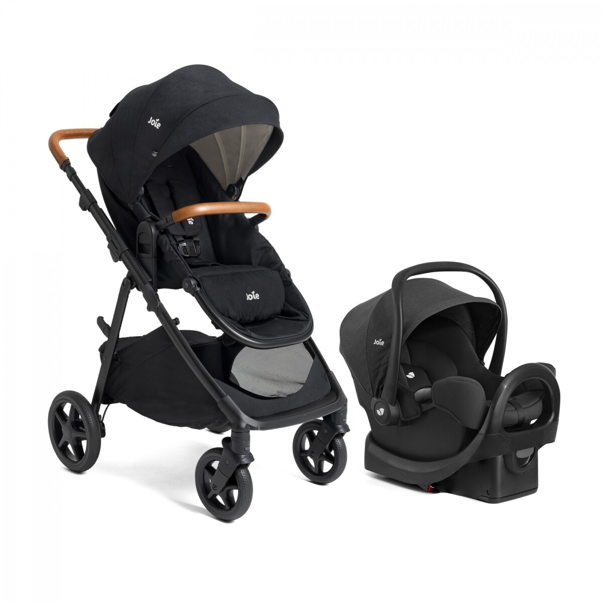 Travel System Joie Ginger + Silla de Auto Rue con Base LATCH Anti-Rebote 