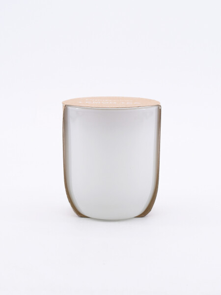 VELA EN FRASCO KRAFT BLANCO