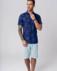 Camisa Manga Corta Azul U