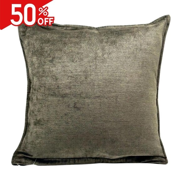 Funda almohadón terciopelo gris oscuro Funda almohadón terciopelo gris oscuro
