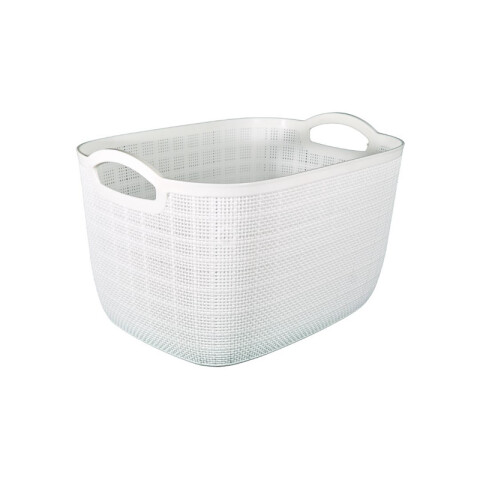 OUTLET Caja Cesto Canasto Organizador Platico 38*27*21cm Outlet Caja Cesto Canasto Organizador Platico 38*27*21cm