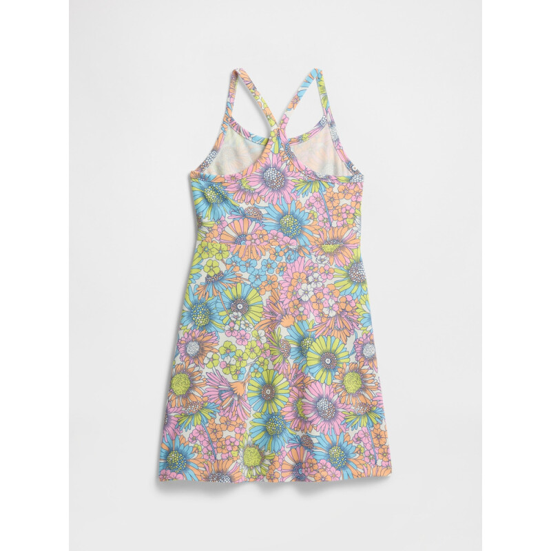 V-OPP EASY KNIT DRESS FLORAL MIX PRINT