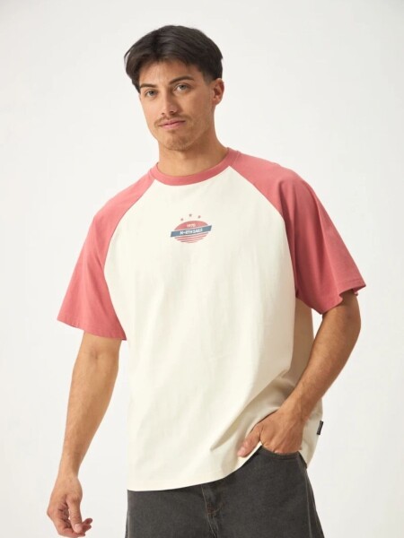 T-SHIRT N. SAILS 10671 M.C STARS CRU ROSA