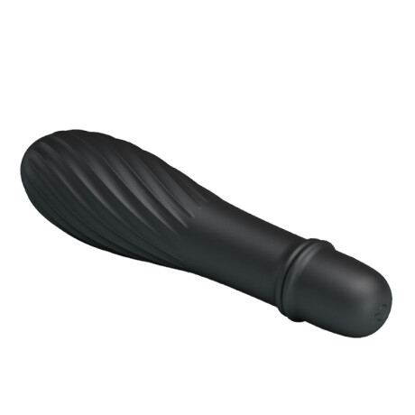 Mini Vibrador Silicona Solomon Pretty Love Negro Mini Vibrador Silicona Solomon Pretty Love Negro