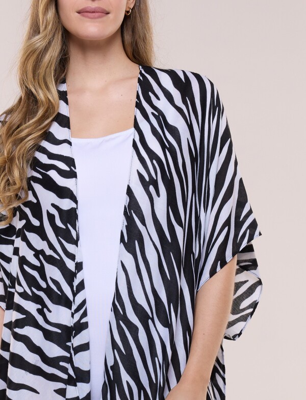 Kimono Zebra NEGRO/BLANCO