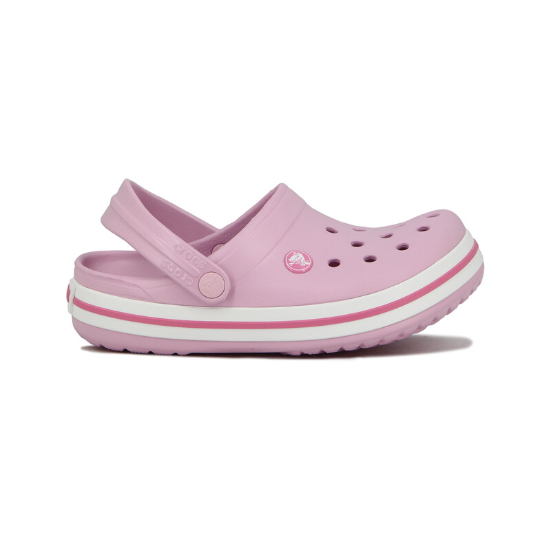 Zuecos Niña Crocs Band Rosa Claro