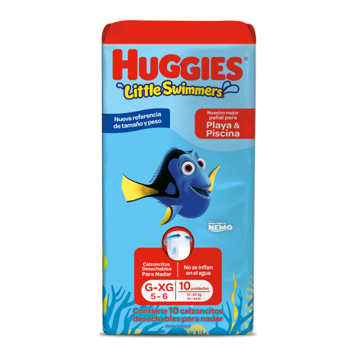 Huggies Pan Lit Swimmers Xg 10 Un 