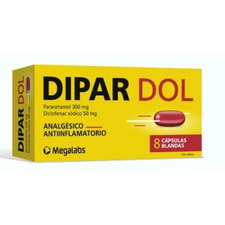 Dipar Dol 8 Capsulas Blandas. Dipar Dol 8 Capsulas Blandas.