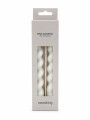 VELA CILINDRICA TORNEADA SET X 2 NATURAL