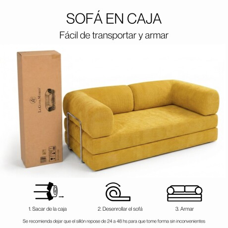 Sillón Cama 3 Cuerpos CloudNest Amarillo
