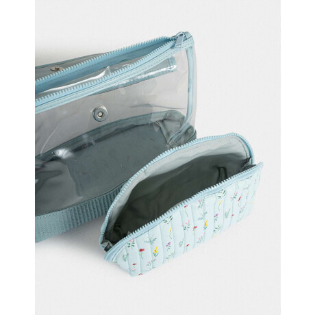 Set De Portacosméticos Estampado Flores