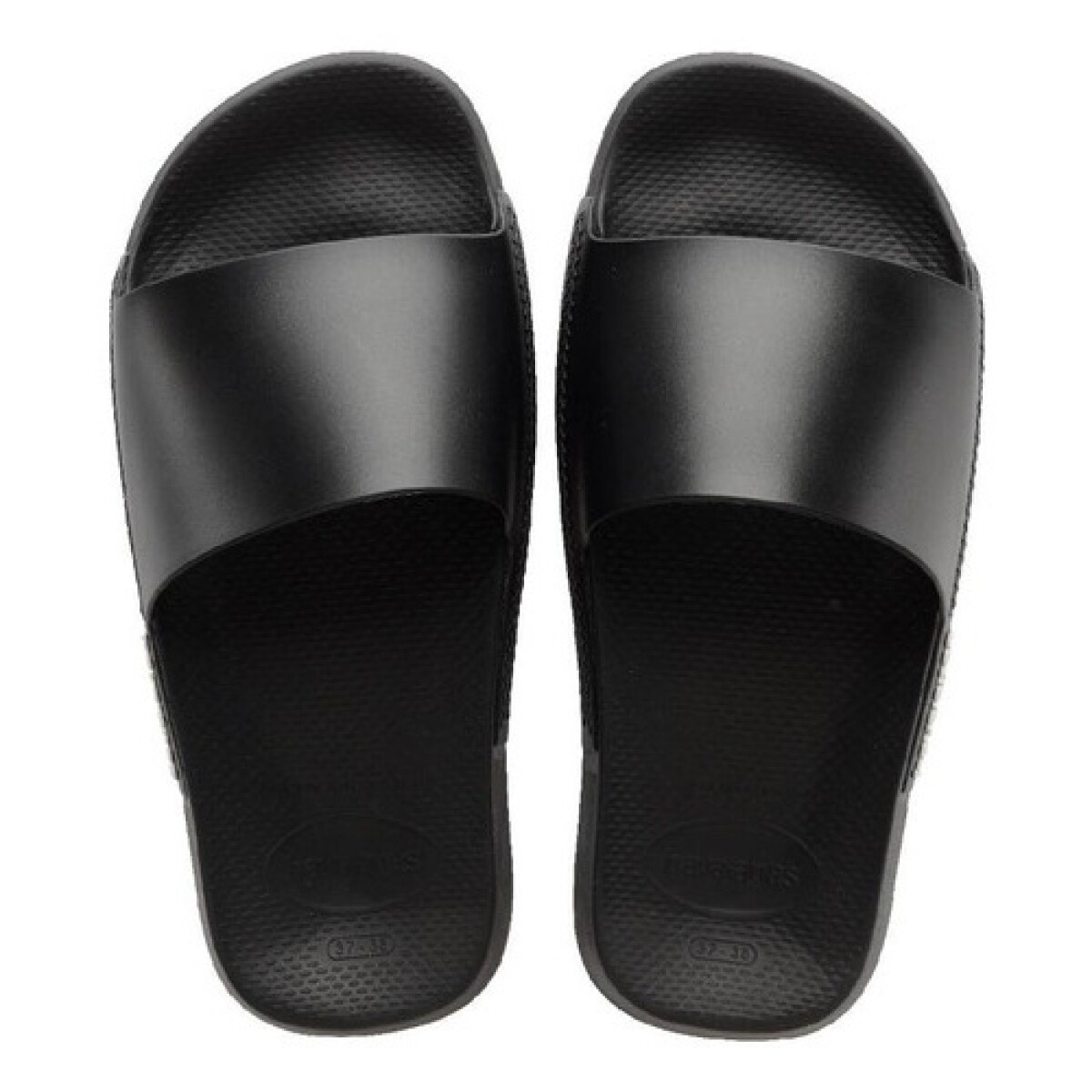 Sandalias ojotas Havaianas Slide Classic Black - Negro 