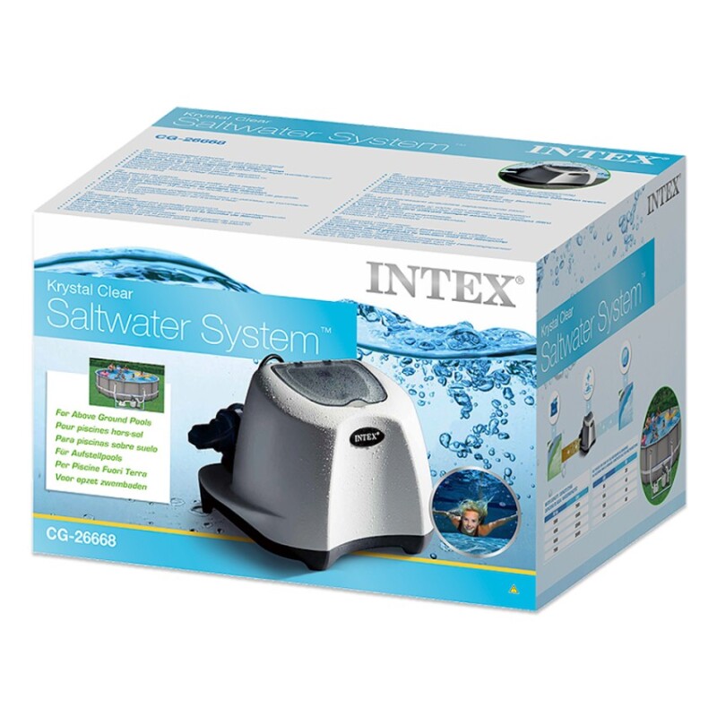 INTEX SISTEMA CLORACION SALINA 5GR/H QS500 HASTA 26500 LTS Intex Sistema Cloracion Salina 5gr/h Qs500 Hasta 26500 Lts