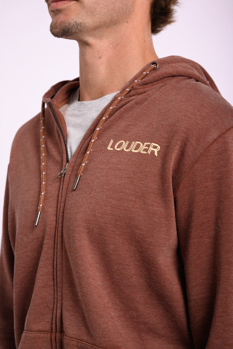 Campera deportiva estampada Bordeaux