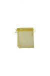 Bolsa organza 8x11 cm. ORO