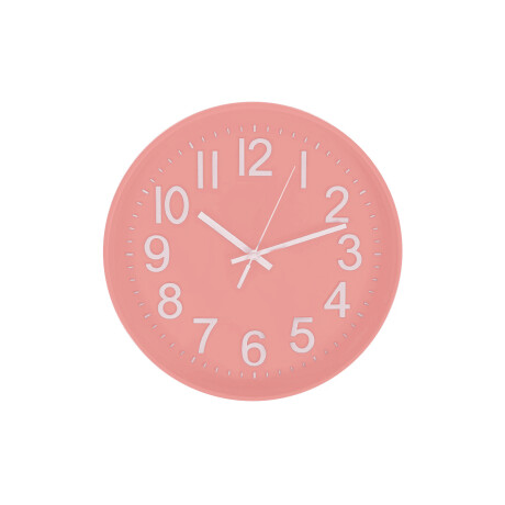 Reloj De Pared Color Pastel Rosado