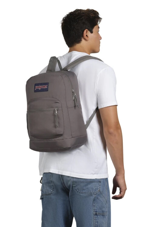 MOCHILA JANSPORT CROSS TOWN PLUS GRAPHITE GREY