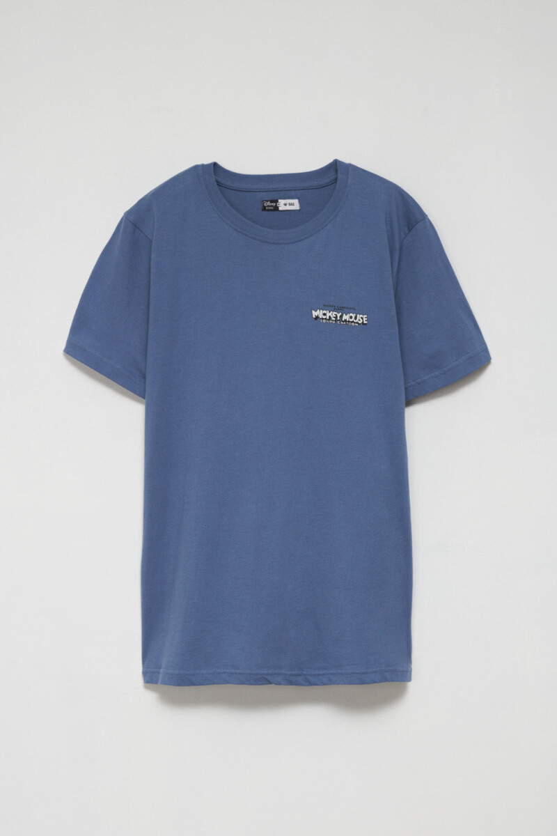 Camiseta manga corta -Mickey Azul Piedra