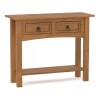 Consola Despojador Nogal 2 Cajones Linea Rustica Consola Despojador Nogal 2 Cajones Linea Rustica