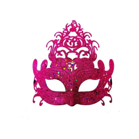 Antifaz de Diva Fucsia