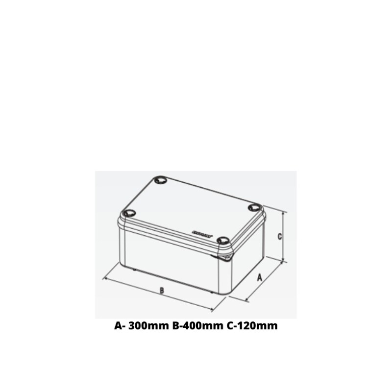 CAJA DE PASO 300X400X120MM BRBO9 BRUM CAJA DE PASO 300X400X120MM BRBO9 BRUM
